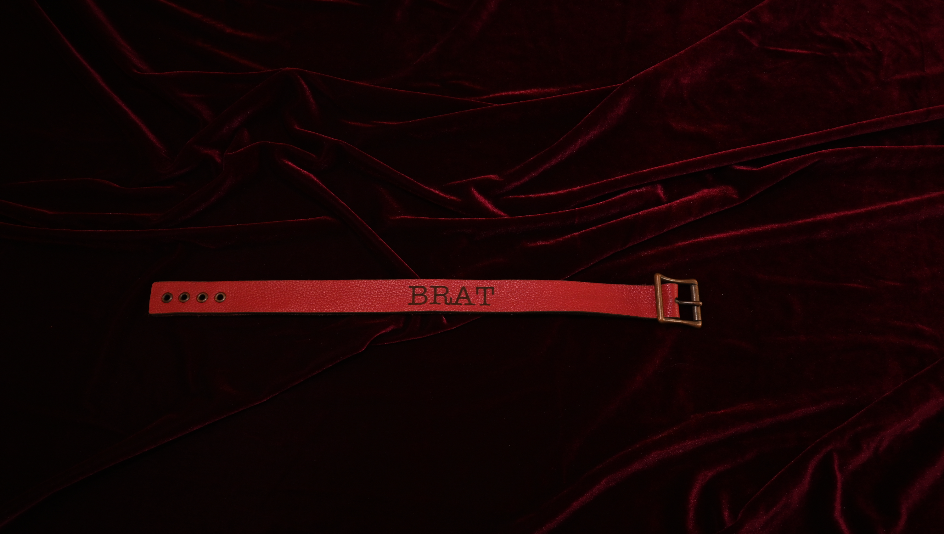 Crimson "Brat" Collar image 3