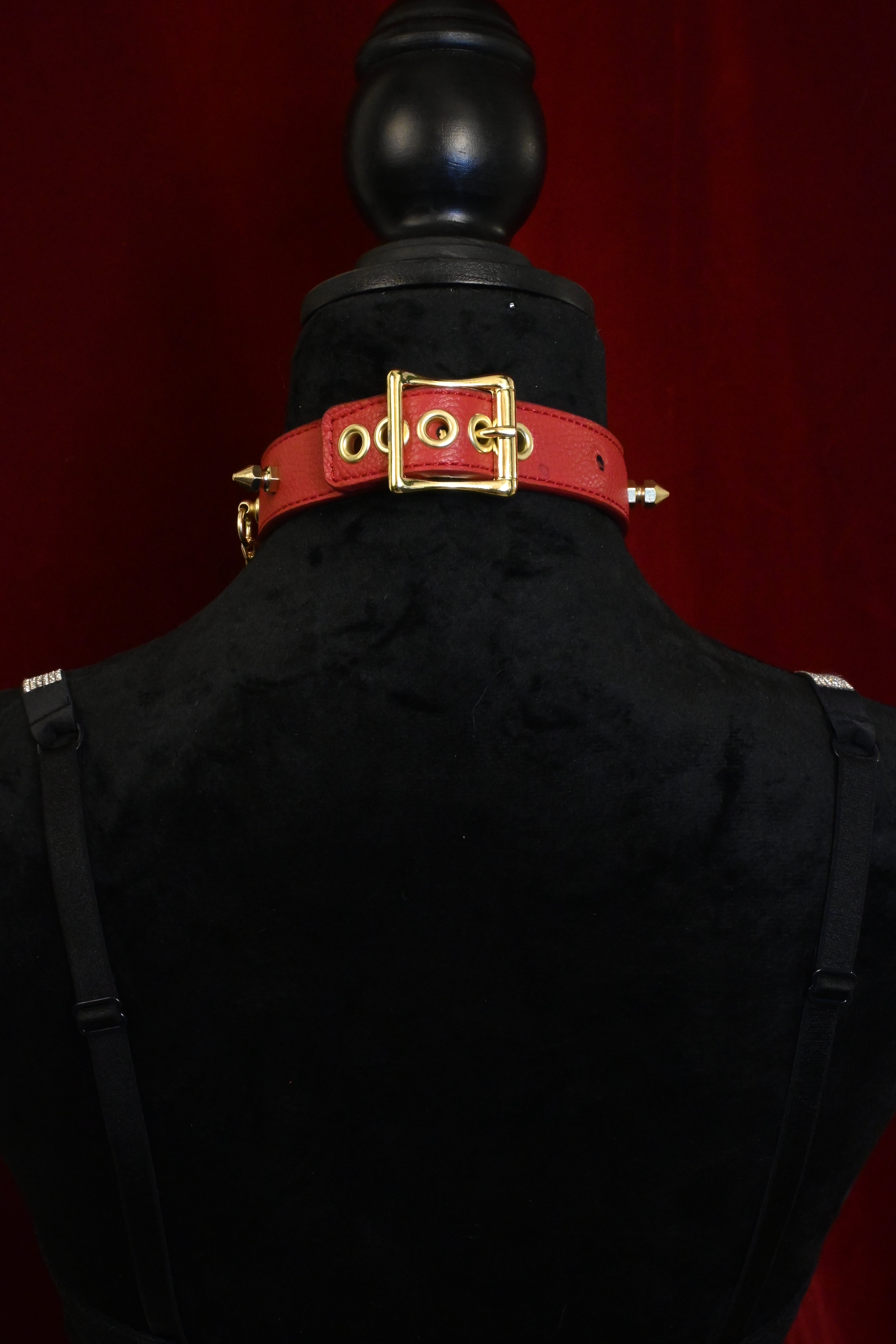 Spike Studs and Bells Collar