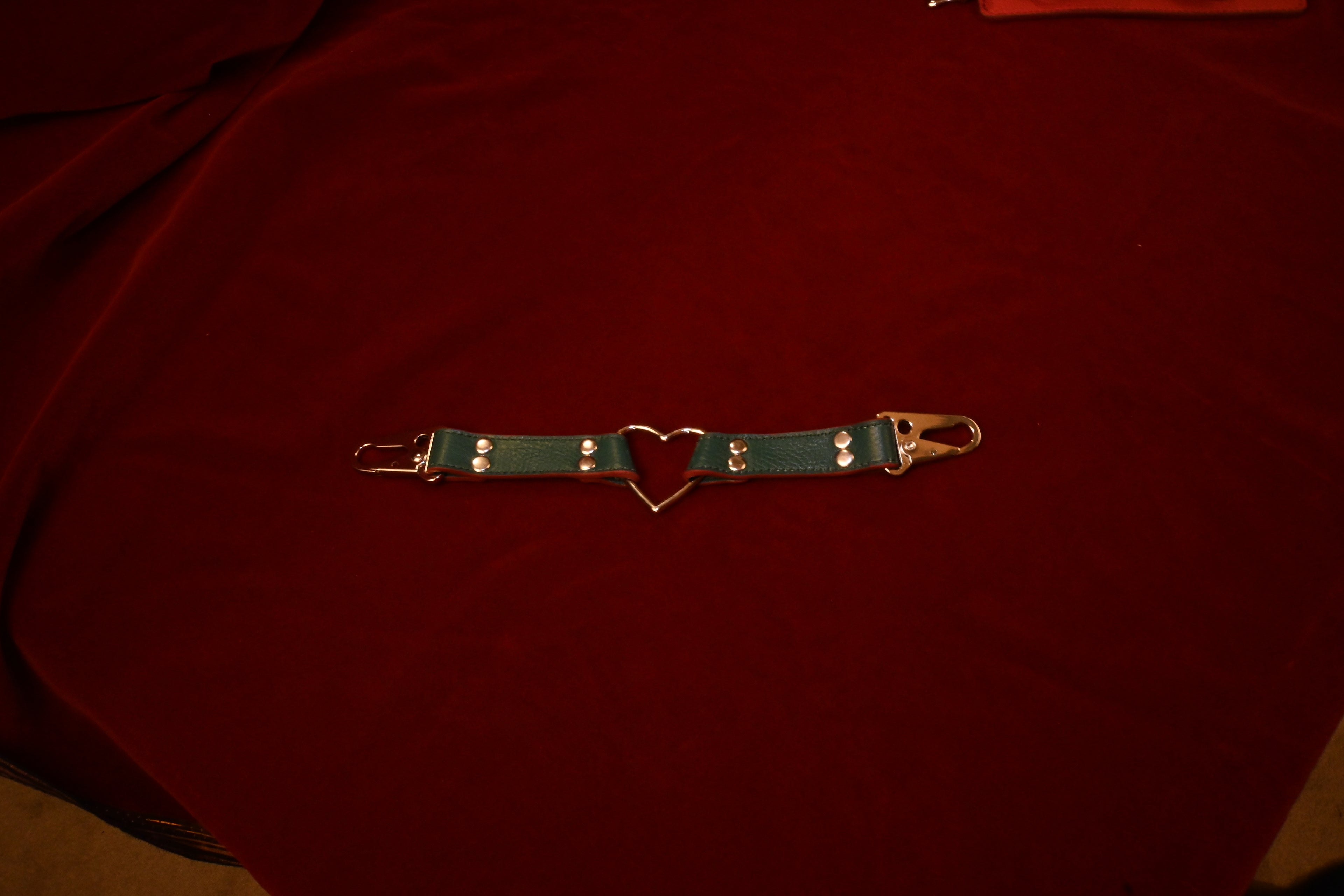 Holiday Red Bow Cuffs